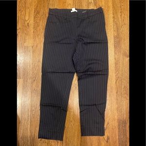 H&M Black Stripe Pants